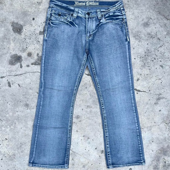xtreme couture jeans with sick back pocket design - Picture 1 of 3